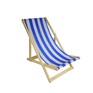 Lehátko Modro-bílá pruhovaná